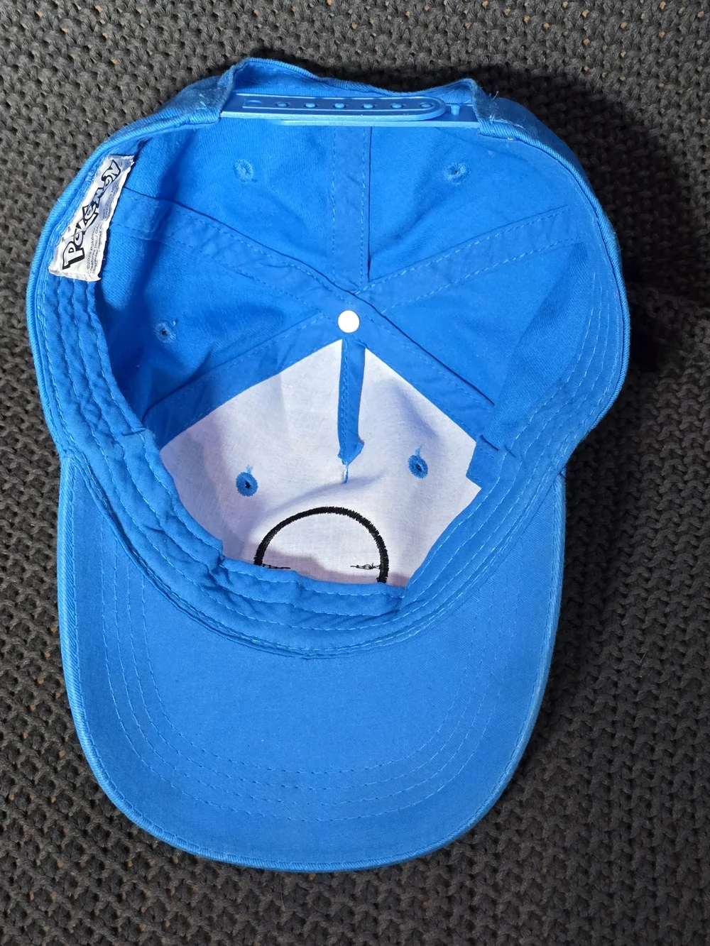 Pokemon Poke Ball Embroidered Patch Blue Baseball Cap Hat Snapback